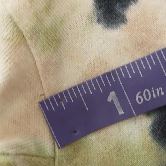 Unisex Basic Options XL Tie-dye Scoop Neck Tee Shirt - Picture 8 of 12